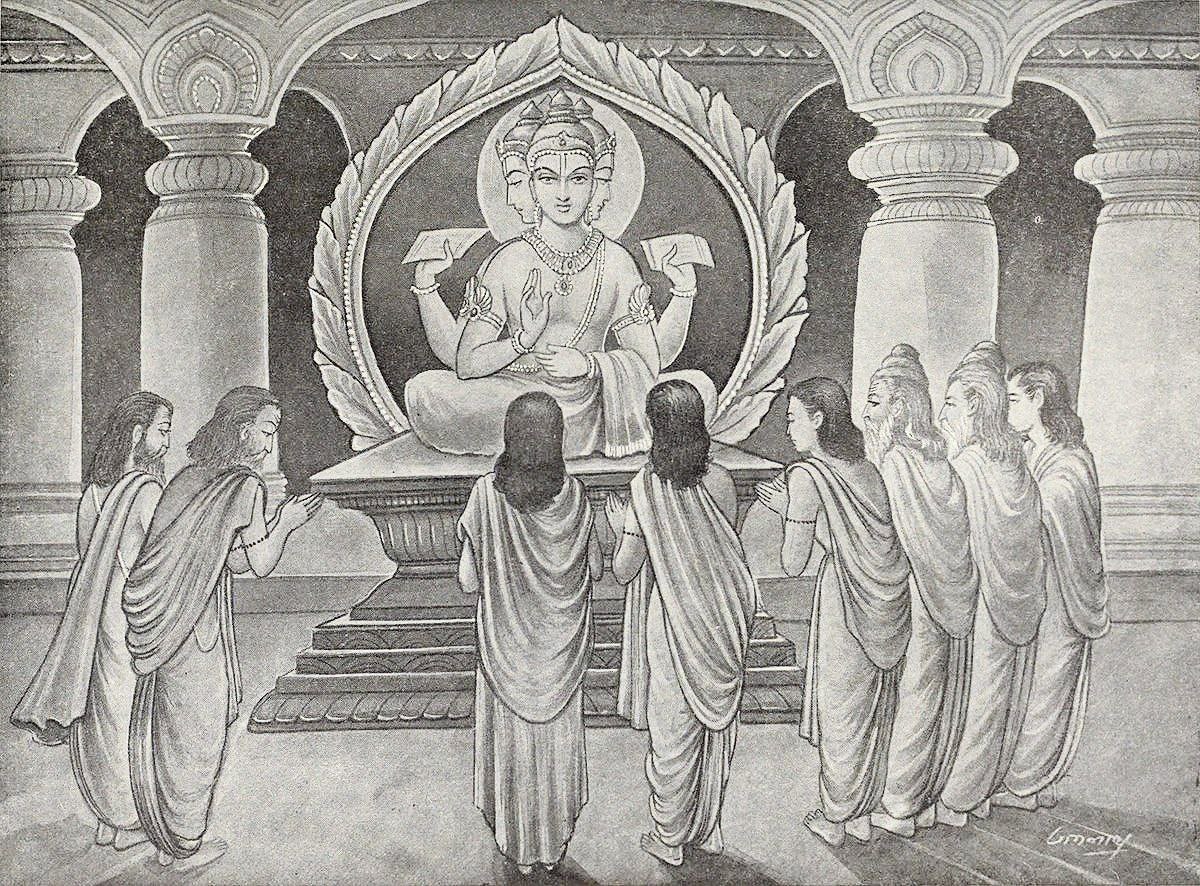 Brahma god: 

Do you know what is the Brahma? 

Brahma is an Indian god who is depicted sitting on a throne and is actually the same constellation as Cassiopeia, which is called the God of the Great Throne.